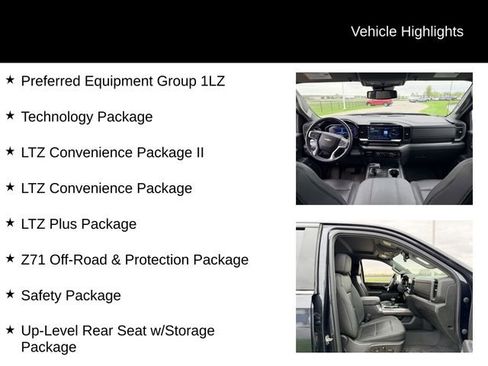 Certified 2023 Chevrolet Silverado 1500 LTZ w/ Technology Package AWD/4WD image 12