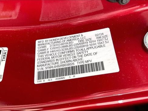 Certified 2024 Honda Odyssey Elite image 33