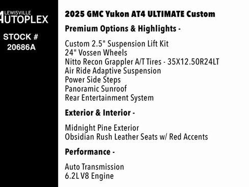 Used 2025 GMC Yukon AT4 Ultimate image 2