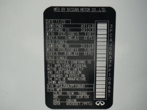 Used 2023 INFINITI QX50 Luxe image 35