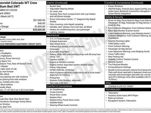 Used 2025 Chevrolet Colorado W/T image 3