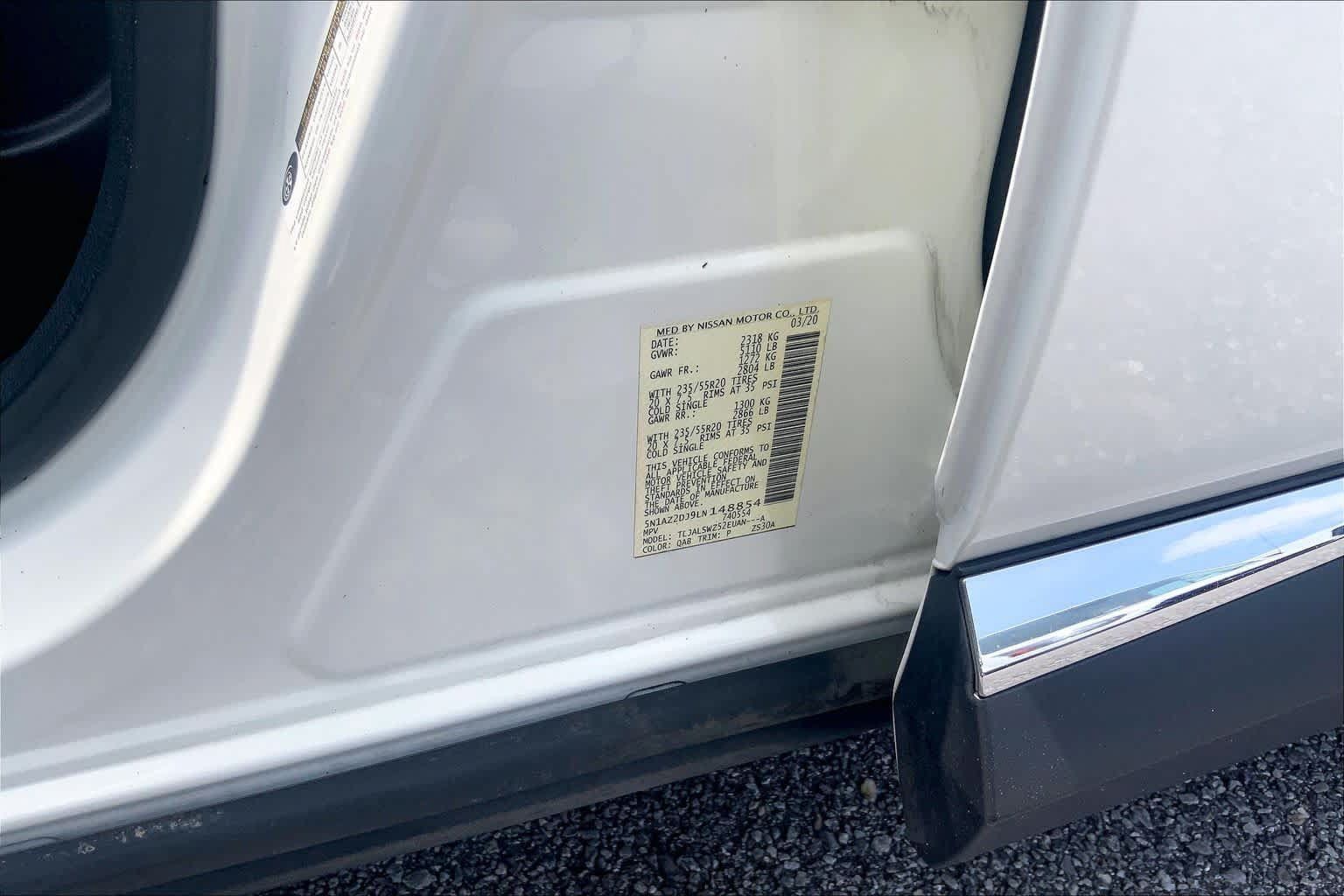 Used 2020 Nissan Murano Platinum FWD image 32