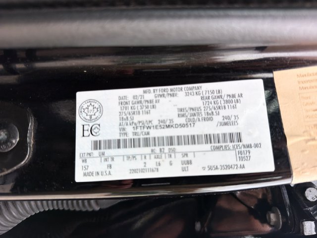 Used 2021 Ford F150 XLT w/ Equipment Group 302A High AWD/4WD image 34