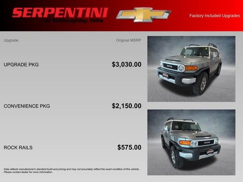 Used 2012 Toyota FJ Cruiser 4WD w/ Upgrade Pkg image 4