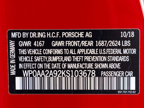 Used 2019 Porsche 911 Carrera image 56