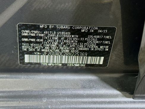 Used 2024 Subaru Crosstrek 2.0i Premium image 34