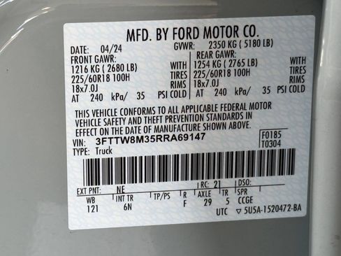 Certified 2024 Ford Maverick Lariat FWD image 28