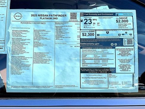 New 2025 Nissan Pathfinder Platinum image 14