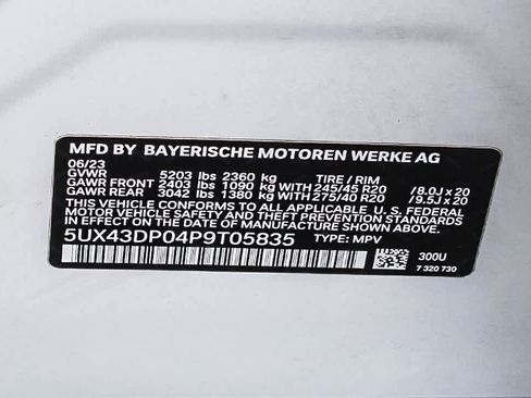 Certified 2023 BMW X3 sDrive30i w/ M Sport Package RWD image 36