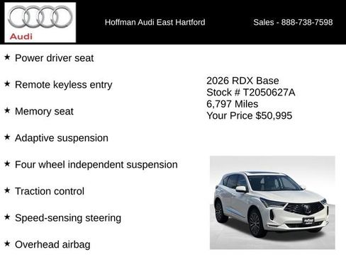 Used 2026 Acura RDX SH-AWD w/ Advance Package image 18