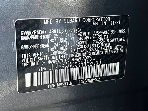 Certified 2024 Subaru Forester Sport AWD/4WD image 27