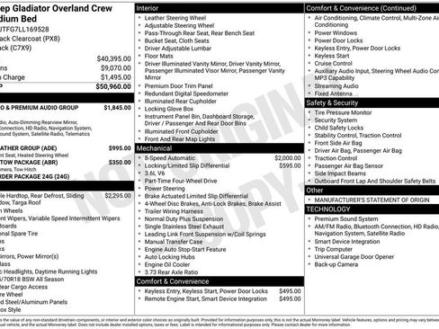 Used 2020 Jeep Gladiator Overland image 2