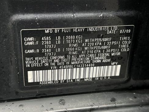 Used 2010 Subaru Outback 2.5i Limited image 30