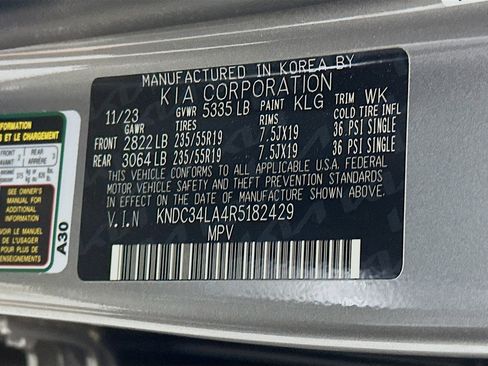 Used 2024 Kia EV6 Wind w/ Wind Technology Package RWD image 12