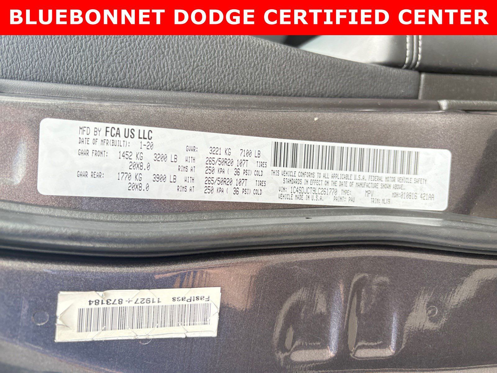 Used 2020 Dodge Durango R/T AWD/4WD image 24