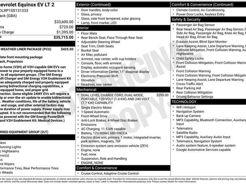 Used 2025 Chevrolet Equinox EV LT FWD image 16