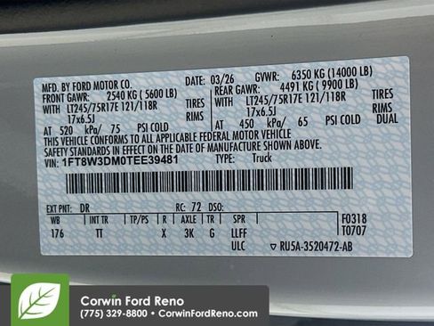 New 2026 Ford F350 Platinum w/ Platinum Plus Package AWD/4WD image 36