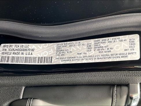 New 2025 Jeep Grand Cherokee Overland w/ Luxury Tech Group IV image 14