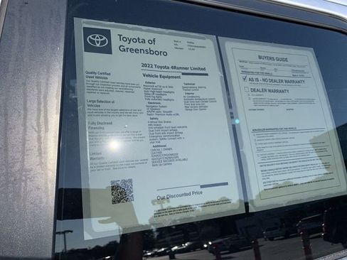 Used 2022 Toyota 4Runner Limited image 39