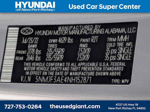 Used 2022 Hyundai Tucson SEL w/ Convenience Package FWD image 38