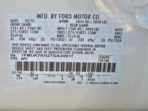 New 2026 Ford Explorer ST-Line w/ ST-Line Street Pack RWD image 18