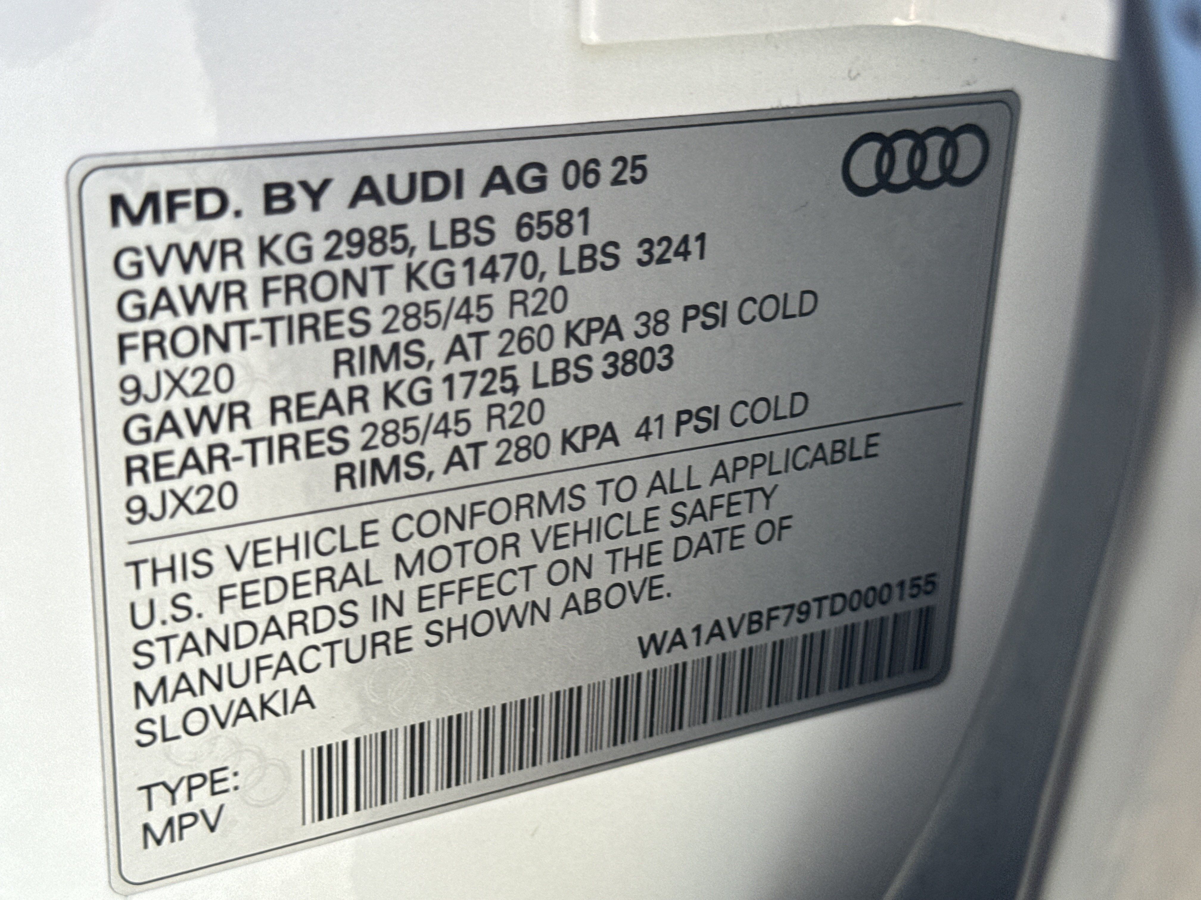 Certified 2026 Audi Q7 3.0T Premium w/ Convenience Plus Package AWD/4WD image 35