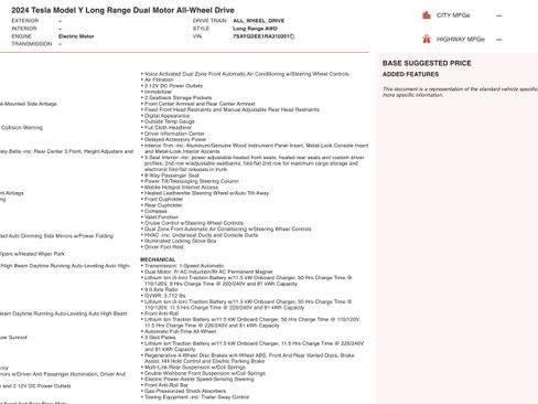 Used 2024 Tesla Model Y Long Range image 2