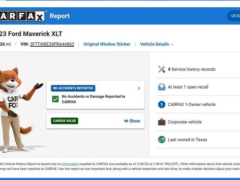 Used 2023 Ford Maverick XLT w/ XLT Luxury Package image 10