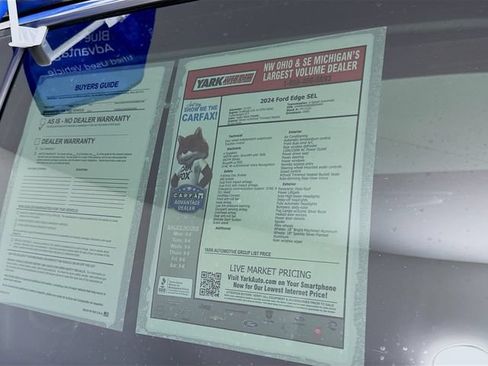 Certified 2024 Ford Edge SEL w/ Convenience Package AWD/4WD image 15