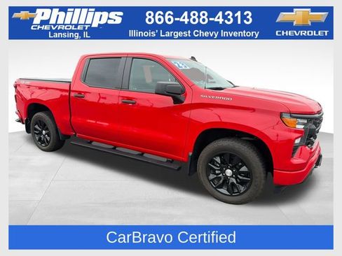 Certified 2023 Chevrolet Silverado 1500 Custom AWD/4WD image 1