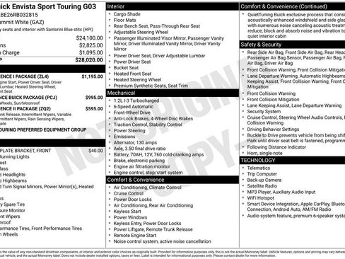 Used 2024 Buick Envista Sport Touring w/ Convenience I Package FWD image 10