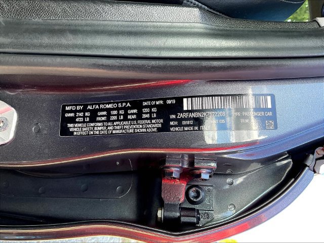 Used 2019 Alfa Romeo Giulia Ti AWD/4WD image 20