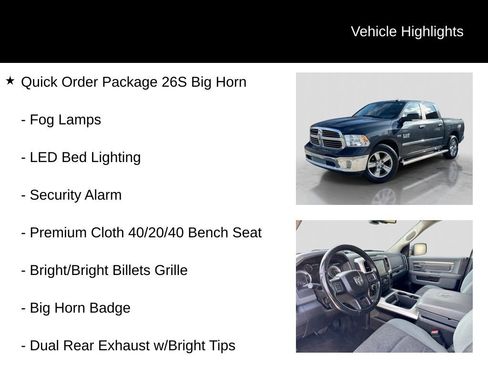 Used 2017 RAM 1500 Big Horn AWD/4WD image 16