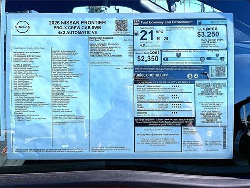 New 2026 Nissan Frontier Pro-X image 14