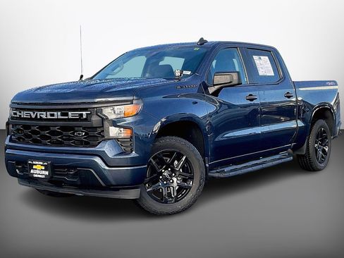 Used 2022 Chevrolet Silverado 1500 Custom w/ LPO, Dark Essentials Package image 2