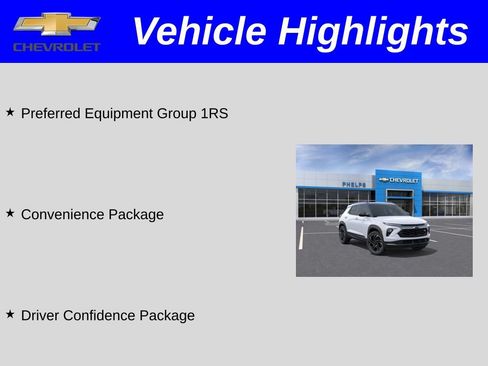 New 2026 Chevrolet TrailBlazer RS w/ Convenience Package FWD image 2