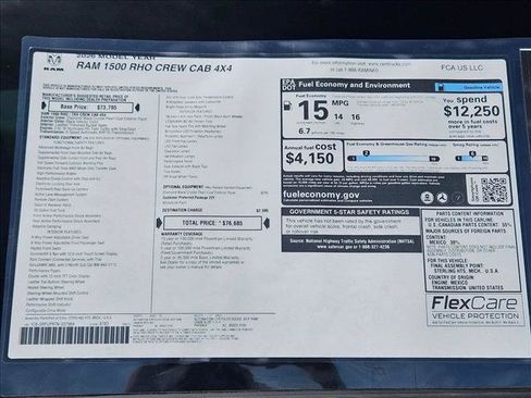 New 2026 RAM 1500 RHO AWD/4WD image 17