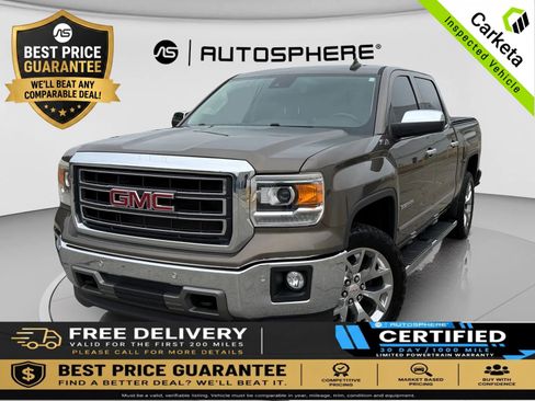 Used 2015 GMC Sierra 1500 SLT w/ SLT Crew Cab Value Package AWD/4WD image 1