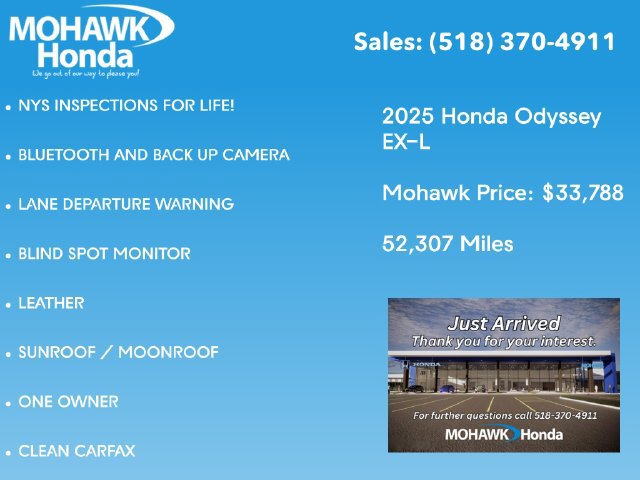 Used 2025 Honda Odyssey EX-L image 2
