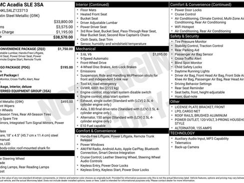 Used 2020 GMC Acadia SLE w/ Driver Convenience Package image 15