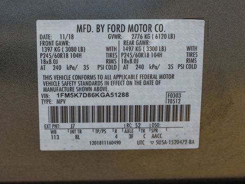 Used 2019 Ford Explorer XLT w/ Equipment Group 201A image 66