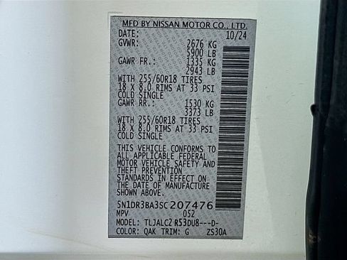 Used 2025 Nissan Pathfinder SV FWD image 33