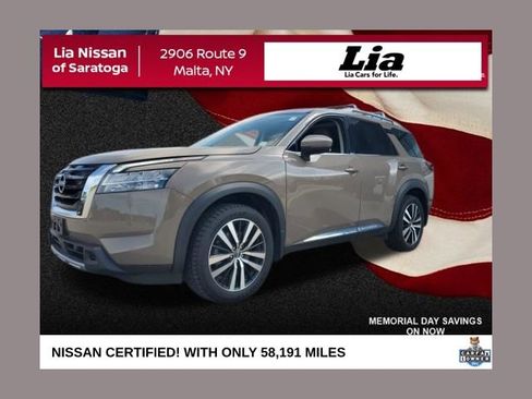 Certified 2024 Nissan Pathfinder Platinum w/ Cargo Package AWD/4WD image 1
