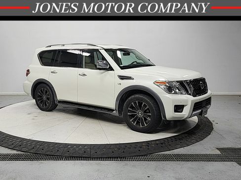 Used 2018 Nissan Armada Platinum w/ Captain Seat Package AWD/4WD image 1