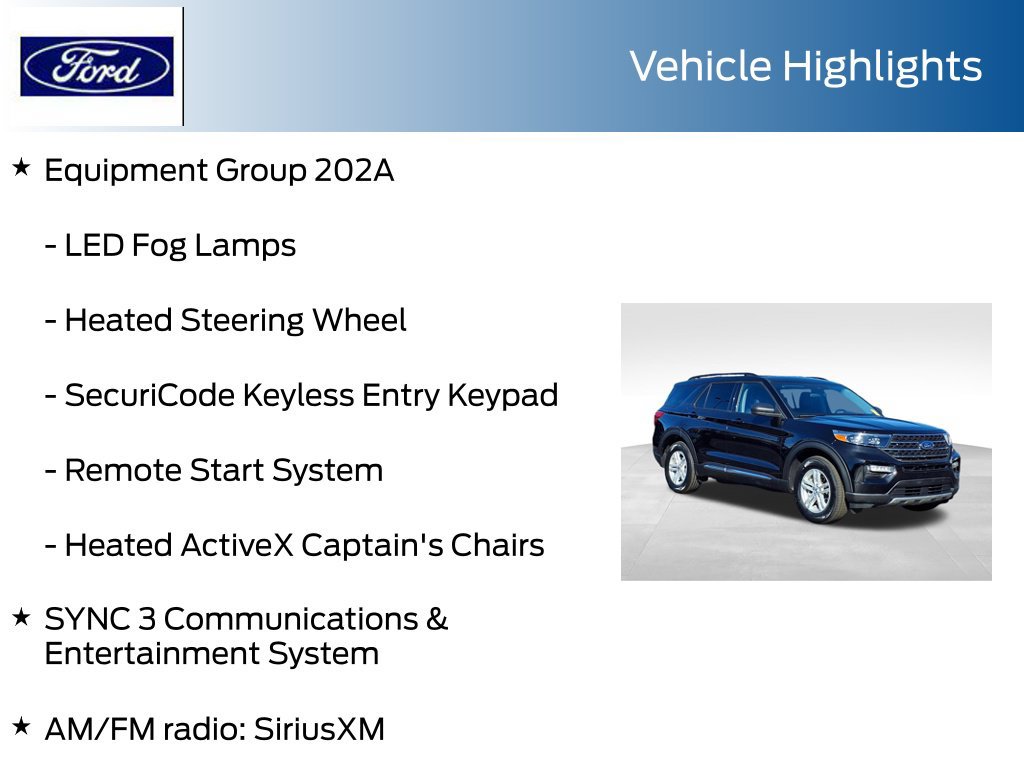 Certified 2023 Ford Explorer XLT w/ Equipment Group 202A AWD/4WD image 21