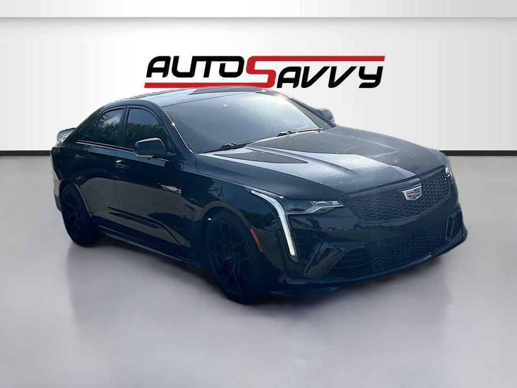 Used 2022 Cadillac CT4 V Blackwing w/ Carbon Fiber 1 Package RWD image 1