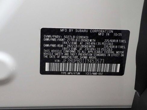 New 2026 Subaru Outback Premium image 38