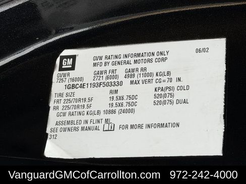 Used 2003 Chevrolet Kodiak C4500 2WD Regular Cab image 23