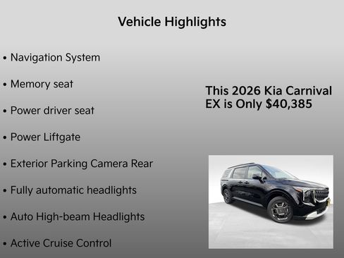 New 2026 Kia Carnival EX image 5