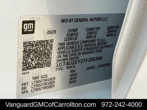 New 2026 GMC Sierra 2500 AT4X AWD/4WD image 25